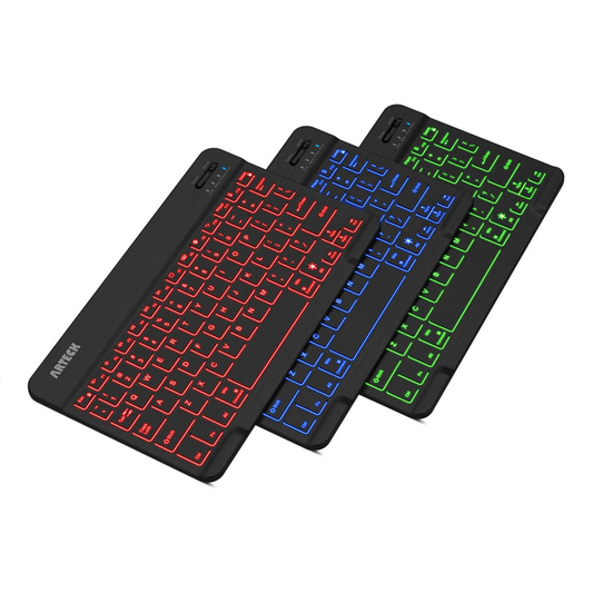 Foldable Keyboard - Arteck HB030B Universal Backlit 7-Colors