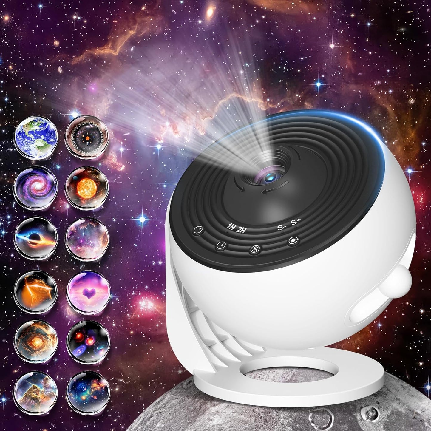 Galaxy Heart Light Projector - Romantic Galaxy 360