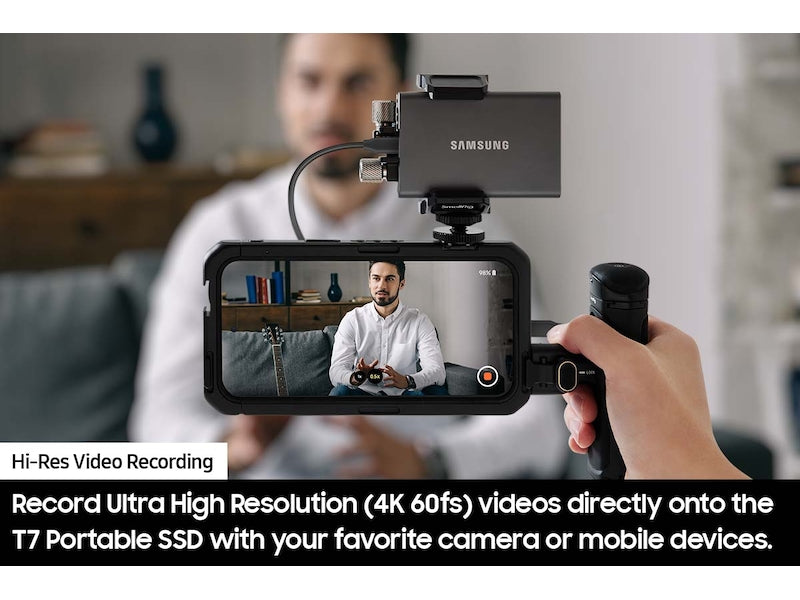 External Hard Drive - T7 Portable SSD T7 1 TB USB 3.2 Gen 2