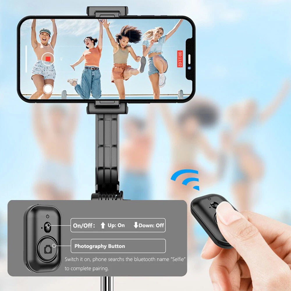 Asunby Anti-Shake Extendable Selfie Stick Tripod